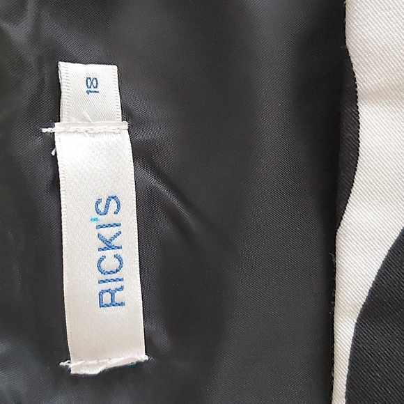 Rickis size 18 black and white dress - Picture 4 of 4